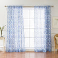Sun Burst Shibori Curtains