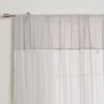 Faux Linen Tulle Overlay Curtains