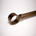 Circle Ring Finial Metal Curtain Rod
