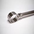 Circle Ring Finial Metal Curtain Rod