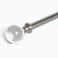 Crystal Ball Single Curtain Rod