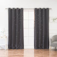 Star Cut Out Blackout Curtains