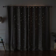 Star Cut Out Blackout Curtains