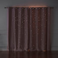 Star Cut Out Blackout Curtains