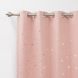 Star Cut Out Blackout Curtains