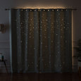 Star Cut Out Blackout Curtains