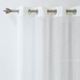 Sheer Star Cut Out Curtains