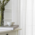 Sheer Modern Check Curtains