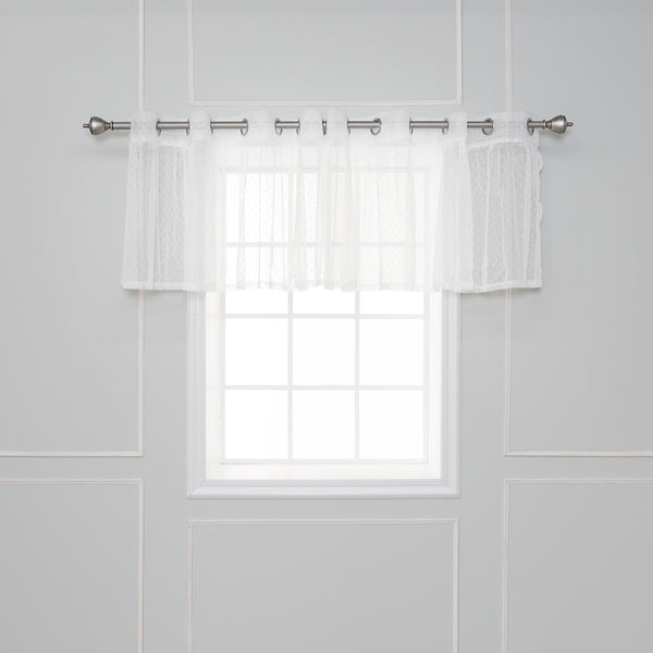 Sheer Dot Valance