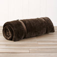 Faux Fur Plush Hooded Animal Sleeping Bag