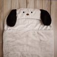 Faux Fur Plush Hooded Animal Sleeping Bag