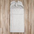 Faux Fur Plush Hooded Animal Sleeping Bag