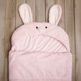 Faux Fur Plush Hooded Animal Sleeping Bag