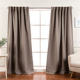 Back Tab Blackout Curtains - 132" Long