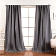 Back Tab Blackout Curtains - 132" Long
