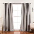Back Tab Blackout Curtains - 132" Long
