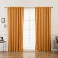 Back Tab Blackout Curtains - 132" Long