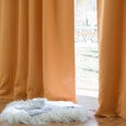 Back Tab Blackout Curtains - 132" Long