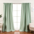 Back Tab Blackout Curtains - 132" Long