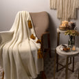 Big Tassel Knit Throw