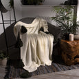 Big Tassel Knit Throw