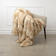 Faux Fur Throw - Champagne Fox