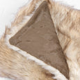 Faux Fur Throw - Champagne Fox