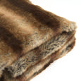 Faux Chinchilla Fur Throw