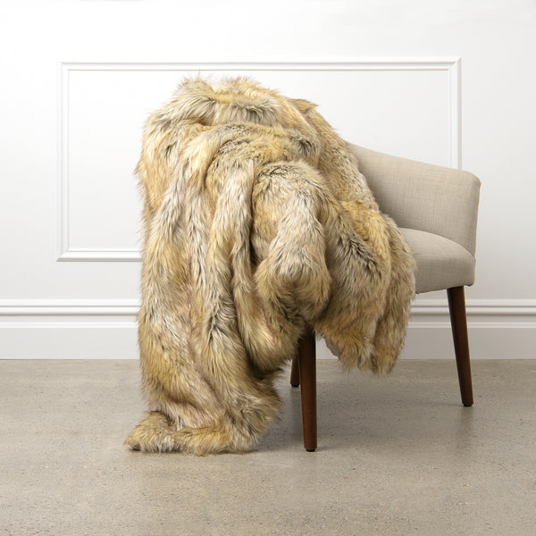 Faux Fur Throw - Kitt Fox