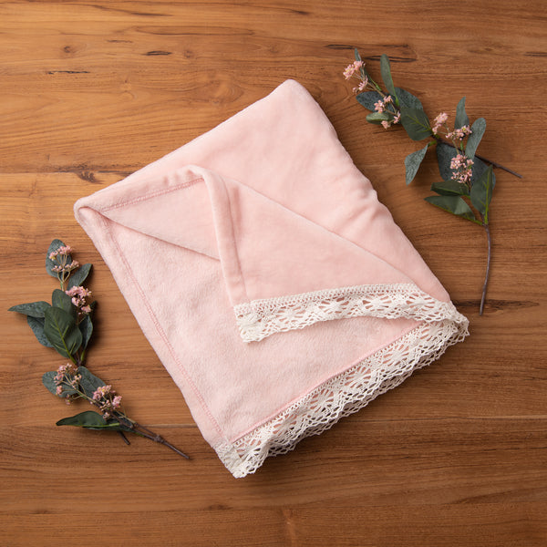 Lace Trim Throw