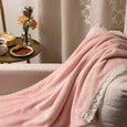 Lace Trim Throw