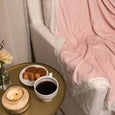 Lace Trim Throw