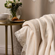 Lace Trim Throw