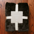 Luxe Faux Fur Pom Pom Throw