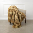 Faux Fur Throw - Platinum Frost Fox