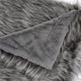 Faux Fur Throw - Silver Fox