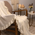 Ruffle Border Throw