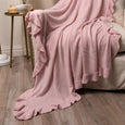 Ruffle Border Throw