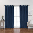 Luster Velvet Grommet Curtains