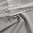 Tulle Overlay Star Cut Out Blackout Curtains
