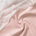 Tulle Overlay Star Cut Out Blackout Curtains