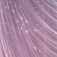 Tulle Overlay Star Cut Out Blackout Curtains