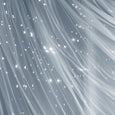 Tulle Overlay Star Cut Out Blackout Curtains