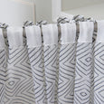 Sheer Faux Linen Reverse Diamante Curtains