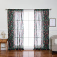 Sheer Floral Curtains
