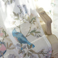 Faux Linen Bluebird Curtains