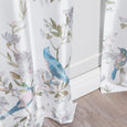 Faux Silk Bluebird Curtains