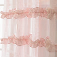 Romantic Ruffle Tie Top Curtains