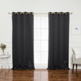 Gold Grommet Blackout Curtains