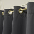 Gold Grommet Blackout Curtains